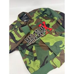 Headgear Classics Malcolm‎ X Camo Bomber Jacket Men's Size S
